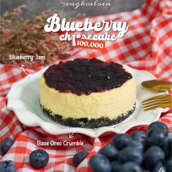 blueberry cheesecake dari sengkoeloen jakarta memiliki rasa lezat dan harga terjangkau sehingga cocok untuk berbagai momen